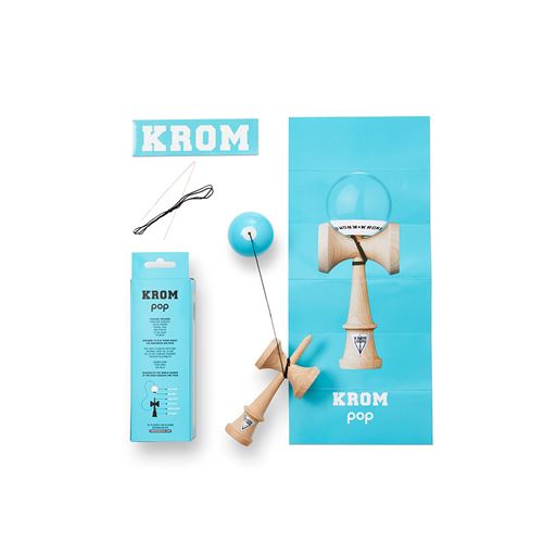Jeu de plein air Krom Kendama Pop Bleu et Blanc État correct - Krom Kendama reconditionné disponible sur Fnac