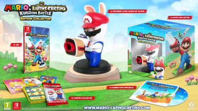 Mario et Les Lapins Crétins Kingdom Battle Edition Collector Nintendo Switch État correct - Ubisoft reconditionné disponible sur Fnac