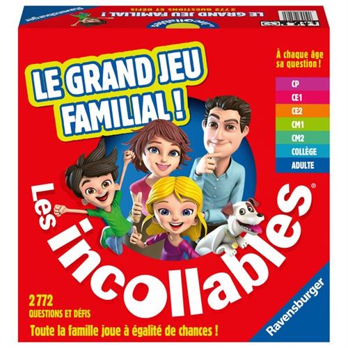 Acheter Jeu de culture générale Ravensburger Grand jeu familial des Incollables État correct - 13,00 € Jeu de culture générale Ravensburger Grand jeu familial des Incollables État correct - Ravensburger reconditionné disponible sur Fnac