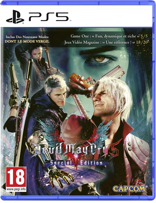 Acheter Devil May Cry 5 Edition Spéciale PS5 État correct - 27,21 € Devil May Cry 5 Edition Spéciale PS5 État correct - Koch Media reconditionné disponible sur Fnac