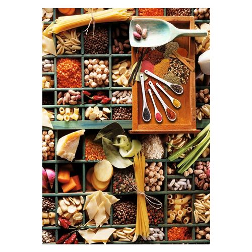 Puzzle 1000 Pièces : Pot-pourri culinaire, Schmidt Spiele État correct - Schmidt Spiele reconditionné disponible sur Fnac