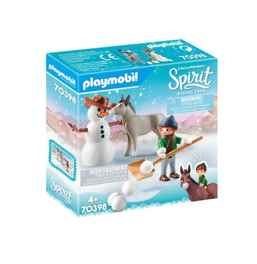 Playmobil Spirit Riding Free 70398 La Mèche et Monsieur Carotte en hiver État correct - Playmobil reconditionné disponible sur Fnac