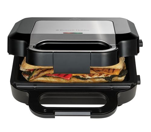 Appareil à croque-monsieur 3 en 1 Russell Hobbs Créations 26810-56 Noir et Gris État correct - Russell Hobbs reconditionné disponible sur Fnac