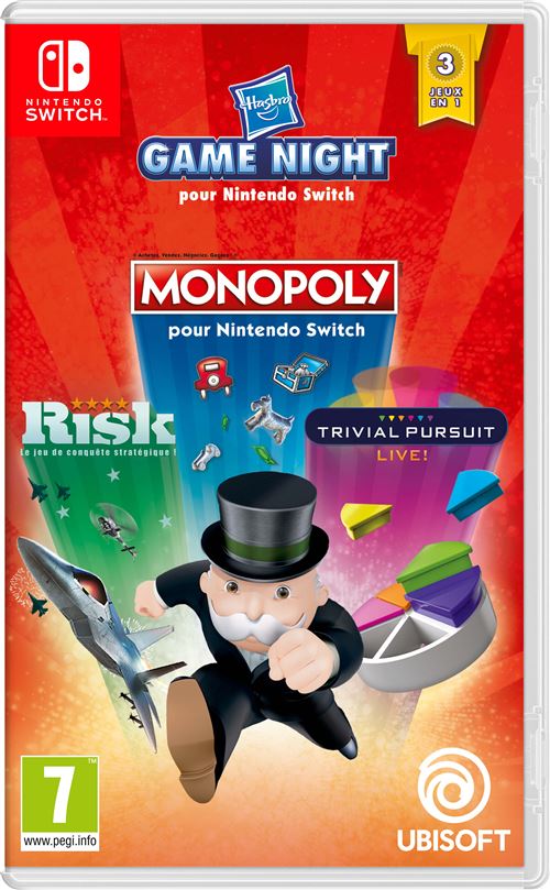 Acheter Hasbro Game Night Nintendo Switch État correct - 19,65 € Hasbro Game Night Nintendo Switch État correct - Ubisoft reconditionné disponible sur Fnac