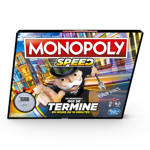 Acheter Jeu de société Hasbro Gaming Monopoly Speed État correct - 43,65 € Jeu de société Hasbro Gaming Monopoly Speed État correct - Hasbro Gaming reconditionné disponible sur Fnac