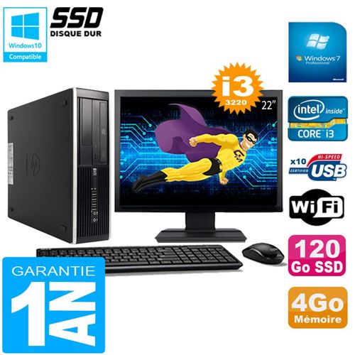 Acheter Pc hp compaq pro 6300 sff i3-3220 4go 120go ssd graveur dvd wifi w7 ecran 22' État correct - 259,00 € Pc hp compaq pro 6300 sff i3-3220 4go 120go ssd graveur dvd wifi w7 ecran 22' État correct - Hewlett-Packard reconditionné disponible sur Fnac