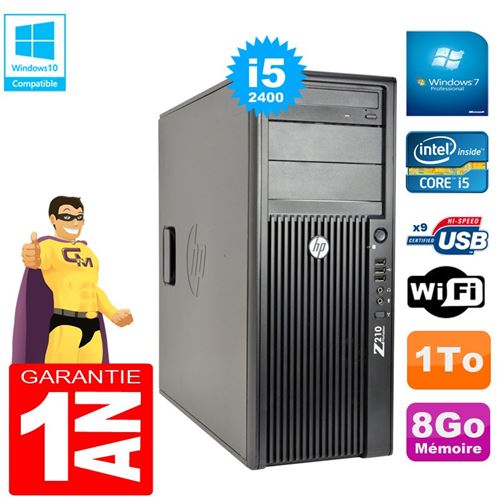 Acheter Pc tour hp workstation z210 i5-2400 ram 8go disque 1to graveur dvd wifi w7 État correct - 179,00 € Pc tour hp workstation z210 i5-2400 ram 8go disque 1to graveur dvd wifi w7 État correct - Hewlett-Packard reconditionné disponible sur Fnac