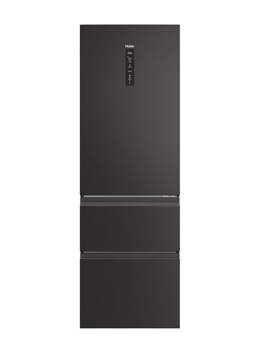 Réfrigérateur combiné Haier HTW5618DNPT 3D 60 Series 5 360 L Noir Inox foncé État correct - Haier reconditionné disponible sur Fnac