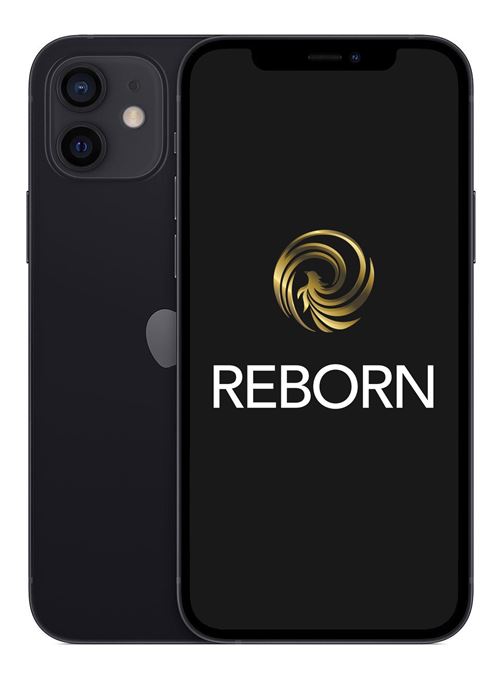 Apple iPhone 12 6,1"" 5G 128 Go Double SIM Noir Reconditionné Grade A Reborn État correct - N/A reconditionné disponible sur Fnac