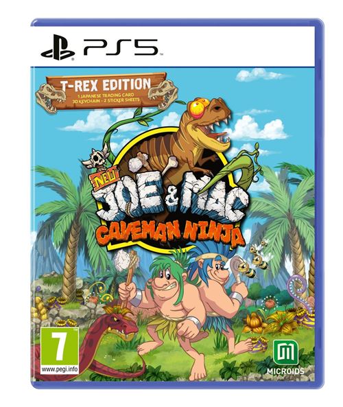 New Joe and Mac - Caveman Ninja - T-Rex Edition PS5 État correct - Microids Distribution reconditionné disponible sur Fnac
