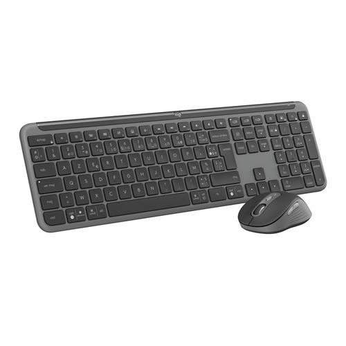 Ensemble clavier Azerty et souris sans fil Logitech MK950 Signature Slim Graphite État correct - Logitech reconditionné disponible sur Fnac