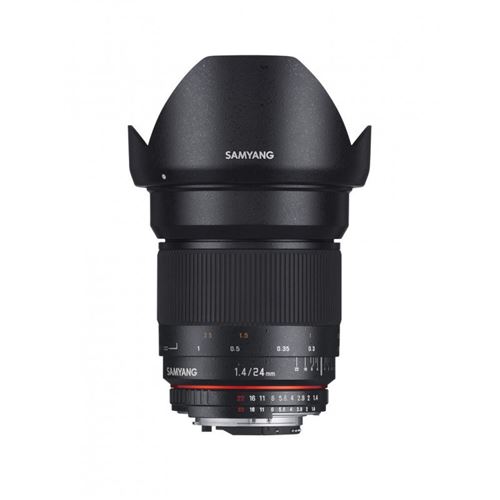 Objectif 24mm f/1.4 ED AS UMC compatible avec Nikon État correct - Samyang Optics reconditionné disponible sur Fnac