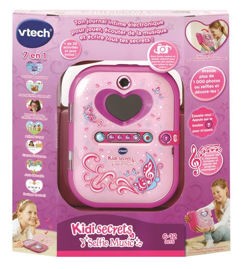 Acheter Agenda électronique Vtech Kidisecrets Selfie Music Rose État correct - 35,87 € Agenda électronique Vtech Kidisecrets Selfie Music Rose État correct - VTech reconditionné disponible sur Fnac