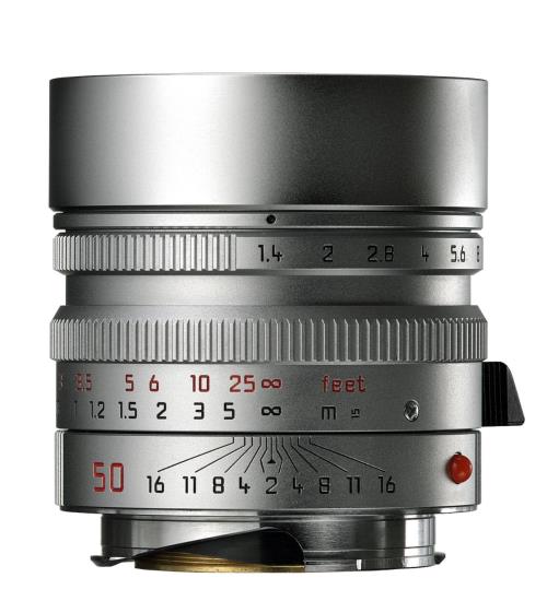 Objectif hybride Leica Summilux-M 50 mm f/1.4 ASPH. Argent Chromé État correct - Leica reconditionné disponible sur Fnac