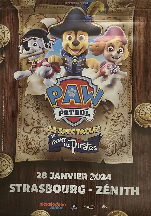 Affiche - Paw Patrol - En Avant les Pirates - 84x120cm État correct - N/A reconditionné disponible sur Fnac