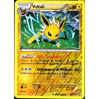carte Pokémon 26/98 Voltali 90 PV - HOLO REVERSE XY - Origines Antiques NEUF FR État correct - Pokémon reconditionné disponible sur Fnac