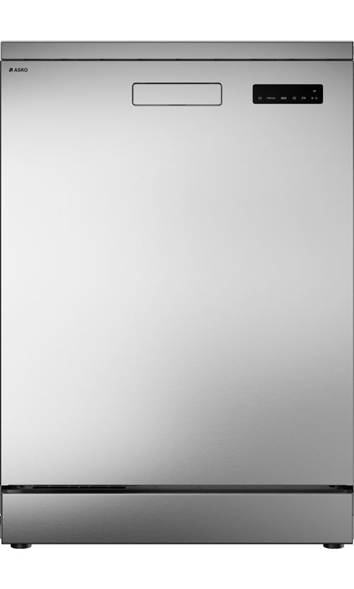 Lave-vaisselle pose libre 60 cm-Facade inox-14 couverts-42dB-Classe C-3 niveaux de chargement-9 Spray-9 programmes-Display Classic-Turbo sechage combine-Securite AquaSafe-Moteur induction État correct - Asko reconditionné disponible sur Fnac