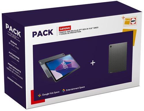Acheter Pack Tab Lenovo M10 Plus 3ème Generation 10.61"" 2K - 128 Go + Folio et film de protection État correct - 197,98 € Pack Tab Lenovo M10 Plus 3ème Generation 10.61"" 2K - 128 Go + Folio et film de protection État correct - Lenovo reconditionné disponible sur Fnac