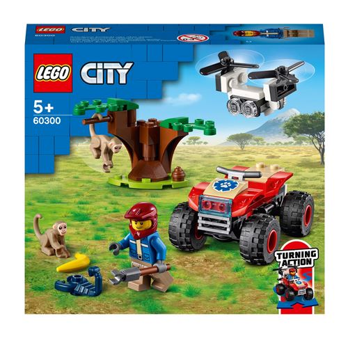LEGO® City 60300 Le quad de sauvetage des animaux sauvages État correct - Lego City reconditionné disponible sur Fnac