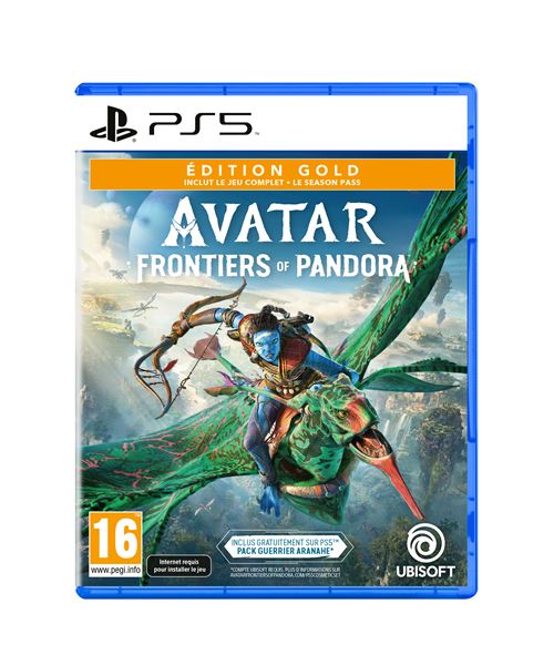 Acheter Avatar: Frontiers of Pandora Edition Gold PS5 État correct - 43,38 € Avatar: Frontiers of Pandora Edition Gold PS5 État correct - Ubisoft reconditionné disponible sur Fnac