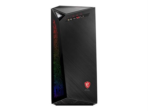 MSI MAG Infinite 10TC 1268FR - Tour - Core i7 10700 / 2.9 GHz - RAM 16 Go - SSD 512 Go - NVMe, HDD 2 To - GF RTX 3060 - GigE - LAN sans fil: 802.11a/b/g/n/ac/ax, Bluetooth 5.1 - Win 10 Home Advanced - moniteur : aucun - noir État correct - N/A reconditionné disponible sur Fnac