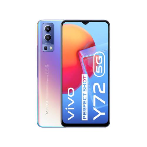Smartphone Vivo Y72 5G V2046 6.5 FHD+ Mediatek Dimensity 700 8Go 128Go Android 11 Lueur de Rêve État correct - N/A reconditionné disponible sur Fnac