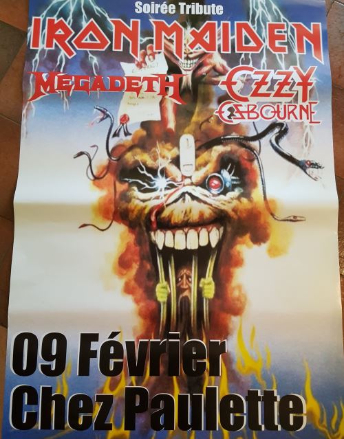 Iron Maiden / Megadeth / Ozzy - Tribute - AFFICHE État correct - N/A reconditionné disponible sur Fnac