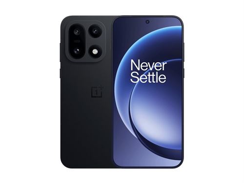 OnePlus 15 - 5G smartphone - double SIM - RAM 12 Go / Mémoire interne 256 Go - écran OEL - 6.78"" - 2772 x 1278 pixels (165 Hz) - 3 x caméras arrière 50 MP, 50 MP, 50 MP - front camera 32 MP - noir infini État correct - N/A reconditionné disponible sur Fnac