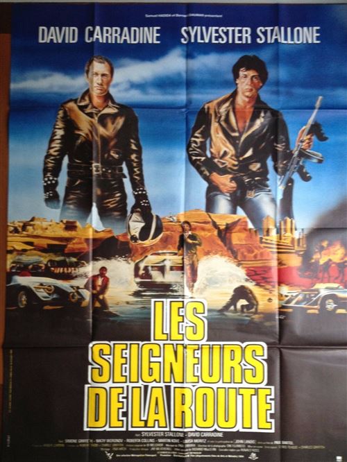 Affiche de Cinéma Originale - Les seigneurs de la route - 2000 - Stallone - Carradine - 116x158cm État correct - N/A reconditionné disponible sur Fnac