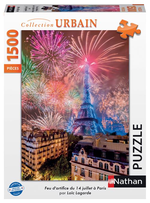 Acheter Puzzle Nathan Feu d'artifice du 14 juillet à Paris 1500 pièces État correct - 19,99 € Puzzle Nathan Feu d'artifice du 14 juillet à Paris 1500 pièces État correct - N/A reconditionné disponible sur Fnac