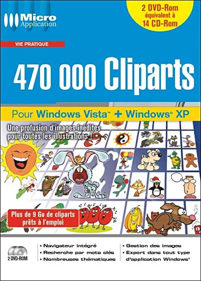 470 000 Cliparts État correct - Avanquest reconditionné disponible sur Fnac