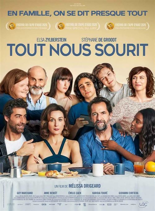 Affiche de Cinéma Originale - Tout nous sourit - 2021 - Elsa Zylberstein - 116x158cm État correct - N/A reconditionné disponible sur Fnac