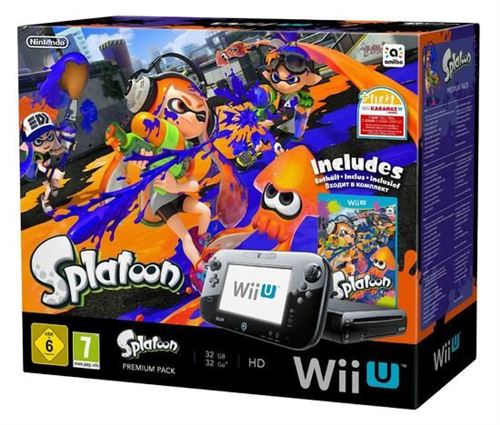 Pack Premium Nintendo Console Wii U + Splatoon État correct - Nintendo reconditionné disponible sur Fnac