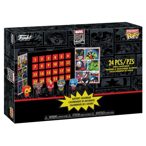 Calendrier de l’Avent Funko Pop Pint Size Heroes Marvel 2019 24 pièces État correct - Funko reconditionné disponible sur Fnac