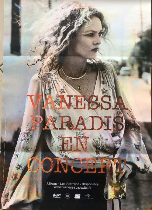 Vanessa PARADIS - Les Sources Concert 2019 - AFFICHE État correct - N/A reconditionné disponible sur Fnac