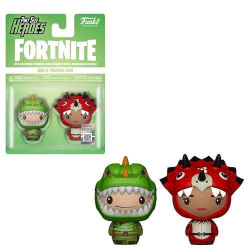 Pack de 2 figurines Funko Pop! Fortnite Rex et Tricera Ops État correct - Funko reconditionné disponible sur Fnac