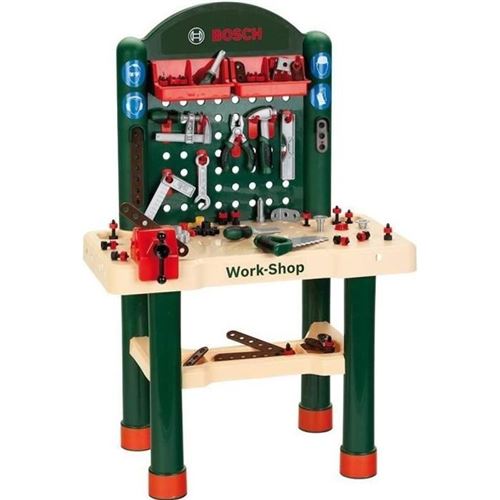 Acheter Bosch - Etabli Work-Shop Enfant - 82 Accessoires État correct - 33,08 € Bosch - Etabli Work-Shop Enfant - 82 Accessoires État correct - N/A reconditionné disponible sur Fnac