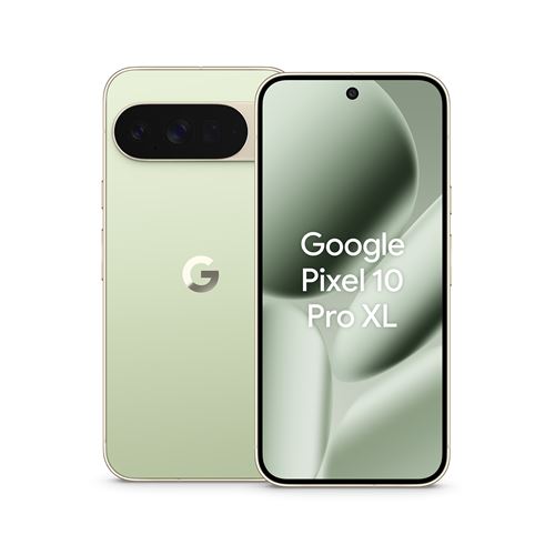 Smartphone Google Pixel 10 Pro XL 6,8"" 5G Double SIM 256 Go Jade État correct - Google reconditionné disponible sur Fnac