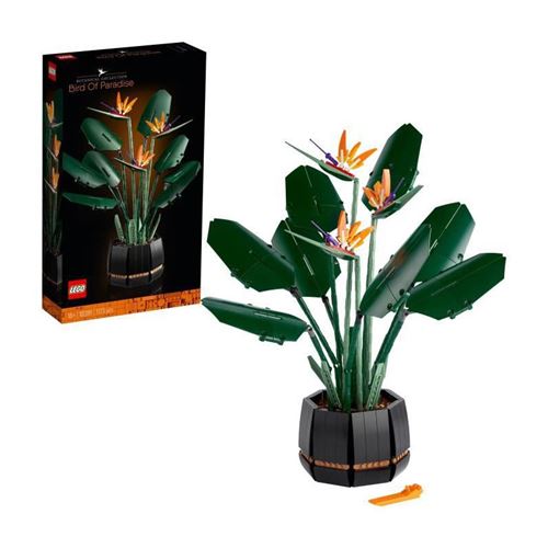 LEGO 10289 Creator Expert Loiseau de paradis jeu de construction pour adultes, Plantes Artificielles Fleurs Deco, Idee cadeau État correct - N/A reconditionné disponible sur Fnac