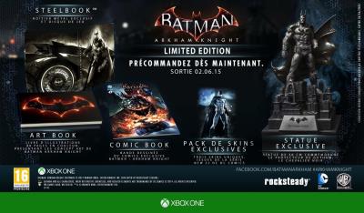 Batman Arkham Knight Limited Edition Xbox One État correct - Warner Bros. Entertainment France reconditionné disponible sur Fnac