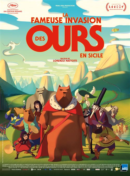 La Fameuse invasion des ours en Sicile - 2020 - Mattotti - 116x158cm - Affiche État correct - N/A reconditionné disponible sur Fnac