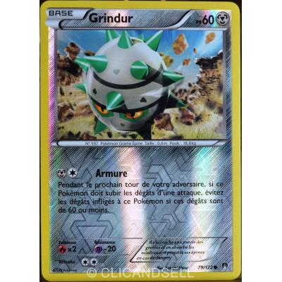carte Pokémon 79/122 Grindur 60 PV - REVERSE XY - Rupture Turbo NEUF FR État correct - Pokémon reconditionné disponible sur Fnac