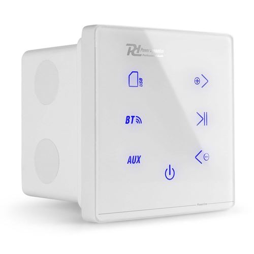 Power Dynamics Powerline A100W Amplificateur audio mural 4 x 20 Watts, Récepteur sans fil Bluetooth, USB et micro SD, Ecran tactile État correct - N/A reconditionné disponible sur Fnac