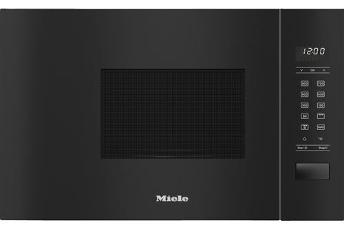 Miele M 2234 SC - Four micro-ondes grill - encastrable - 17 litres - 800 Watt - noir obsidienne État correct - Miele reconditionné disponible sur Fnac
