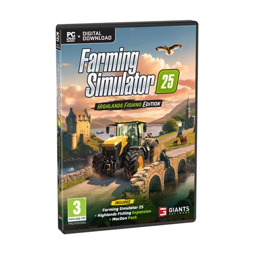 Farming Simulator 25: Highlands Fisching Edition PC État correct - Koch Media reconditionné disponible sur Fnac