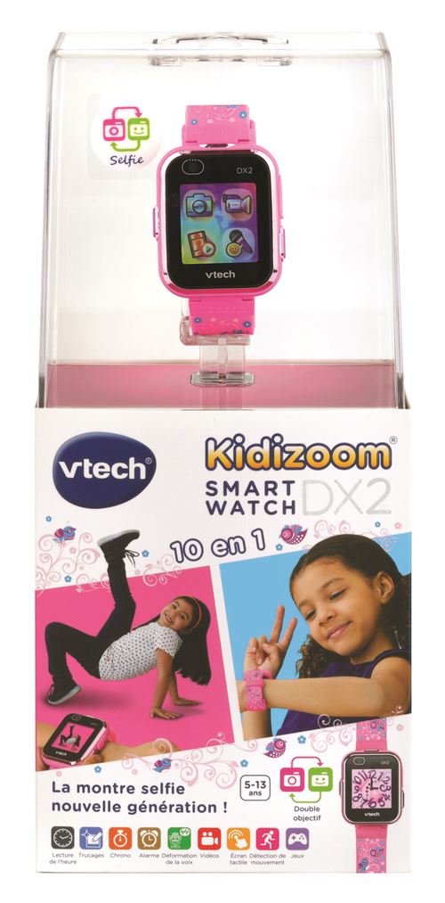 Montre Vtech Smartwatch Connect Kidizoom DX2 Rose État correct - VTech reconditionné disponible sur Fnac