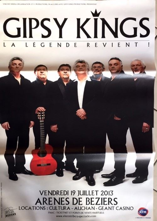 Gipsy Kings - 70x100 cm - AFFICHE / POSTER État correct - N/A reconditionné disponible sur Fnac