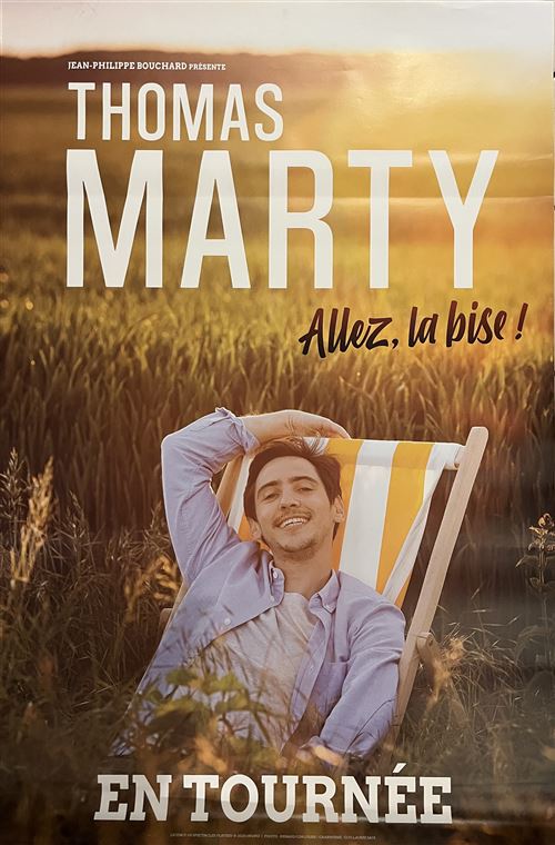 Affiche - Thomas MARTY - Allez la Bise! - 80x120cm État correct - N/A reconditionné disponible sur Fnac