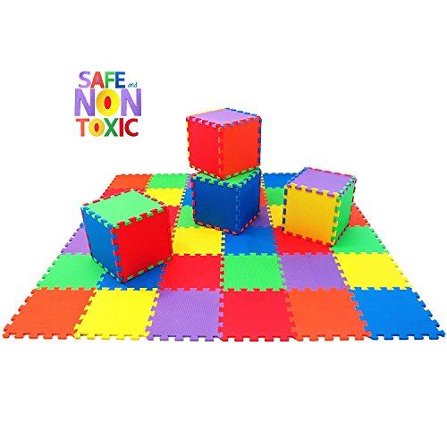 Tapis d'exercice pour enfants, 36 mm, 10 mm, non toxique - Tapis de jeu puzzle pour tout-petits, 6 couleurs vives État correct - N/A reconditionné disponible sur Fnac