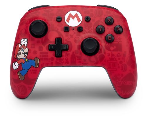 Manette sans fil améliorée pour Nintendo Switch PowerA Here we go Mario Rouge État correct - PowerA reconditionné disponible sur Fnac